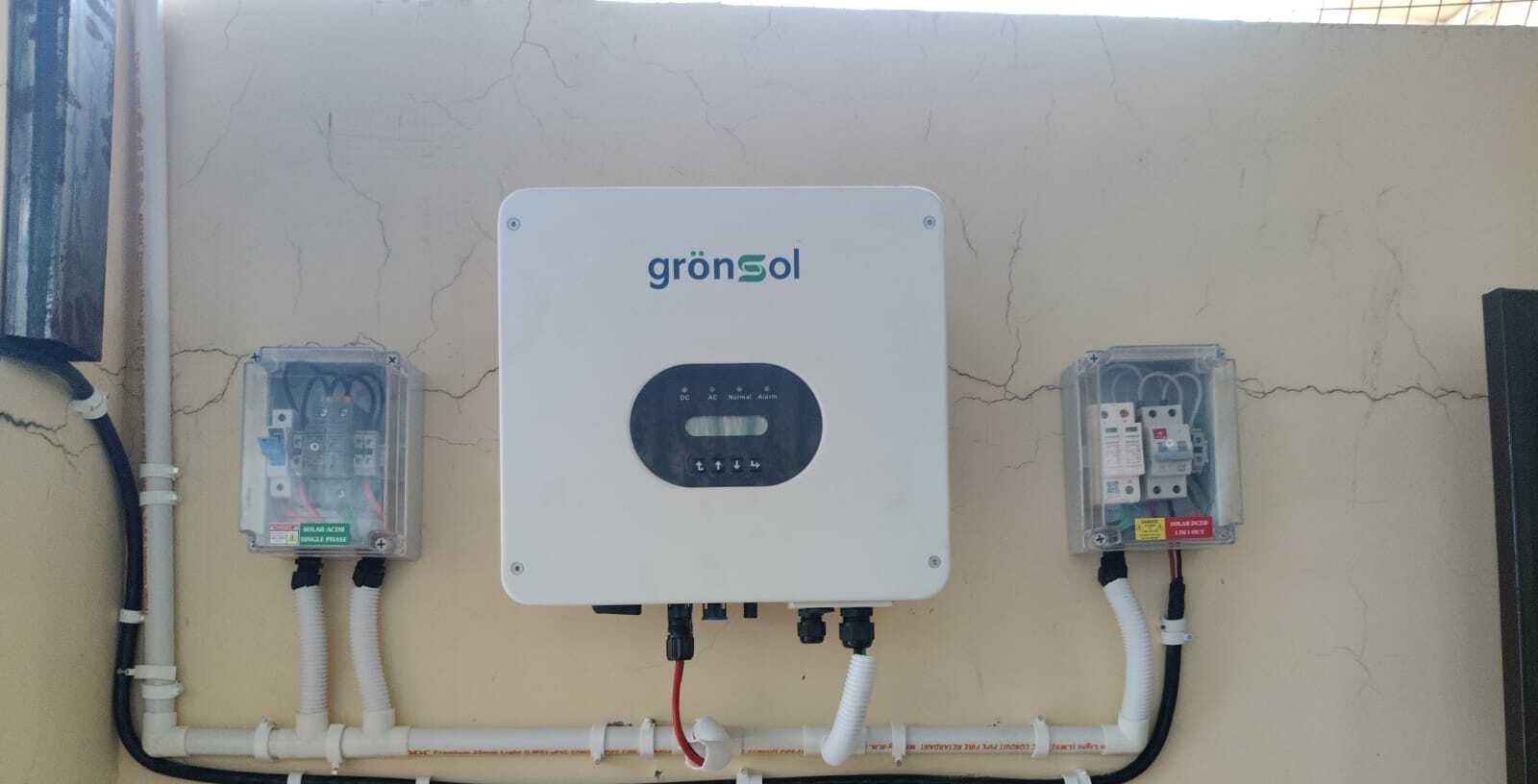 Technical solar inverter work